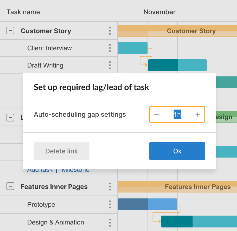 Wie man Aufgaben mit Abhängigkeiten verbindet