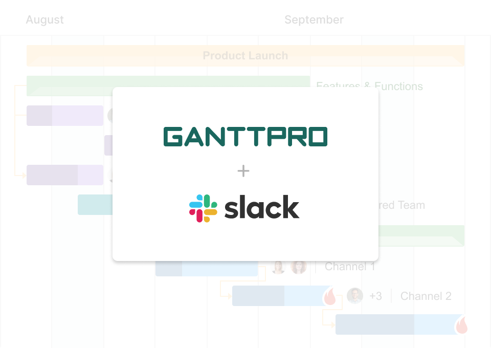 Интеграция онлайн диаграммы Ганта GanttPRO со Slack